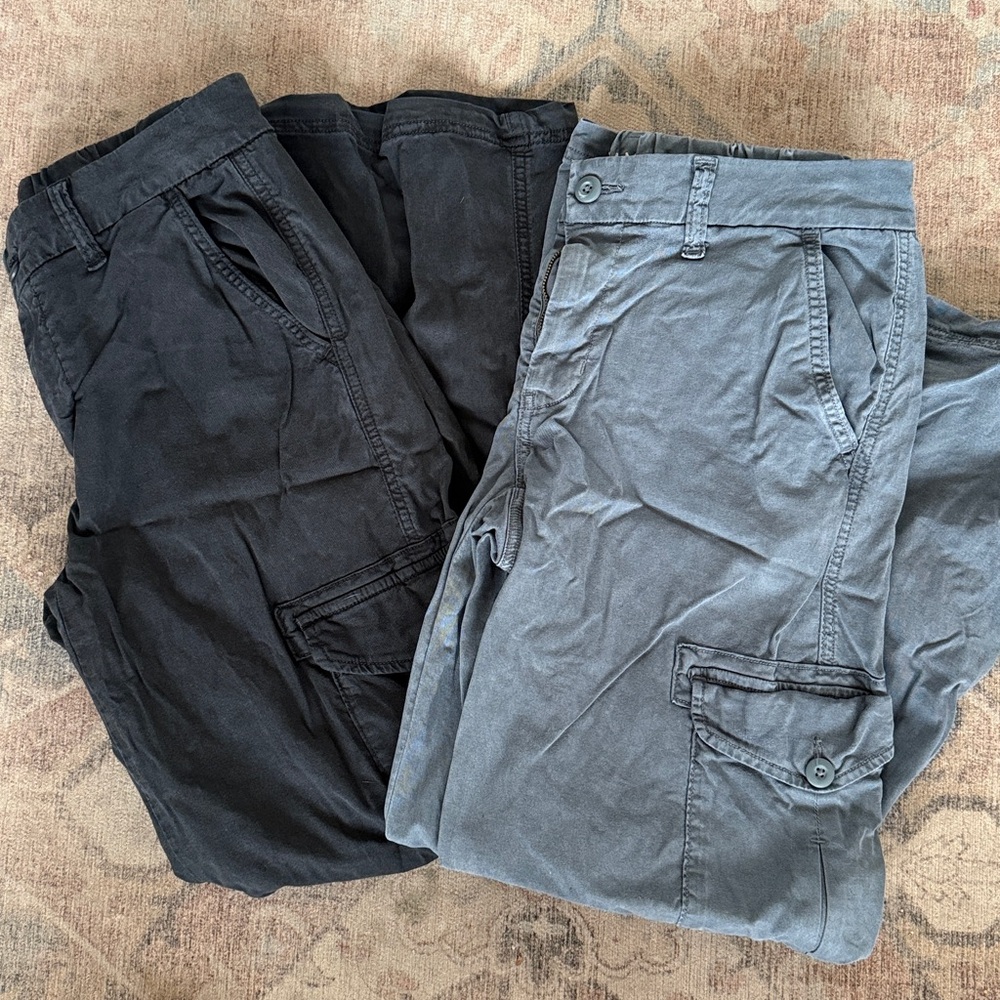 AE Dreamy Drape Cargo trouser pants in Size 2 shorts length set - Picture 4 of 4